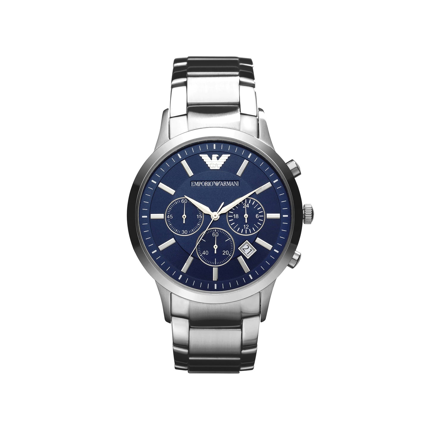 Emporio Armani Blue Dial Chronograph Watch