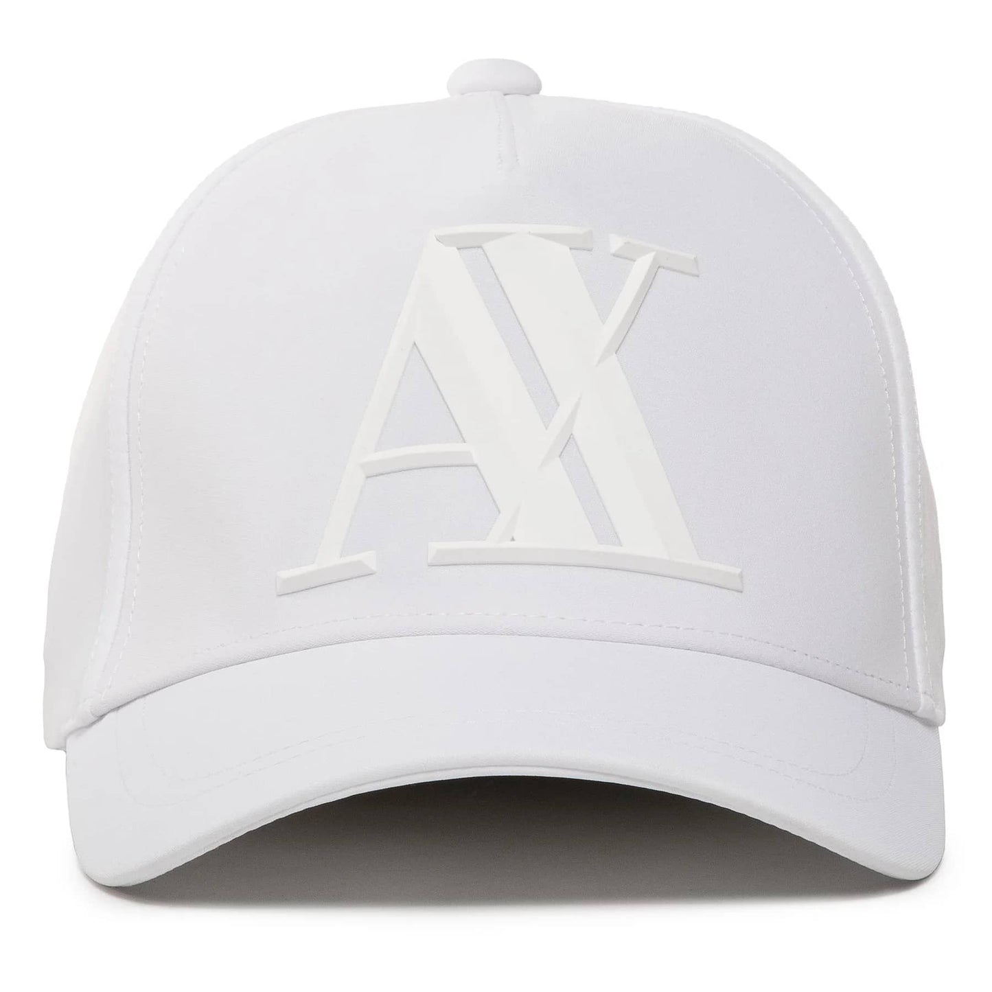 Armani Exchange Monochrome Logo Cap – Off white