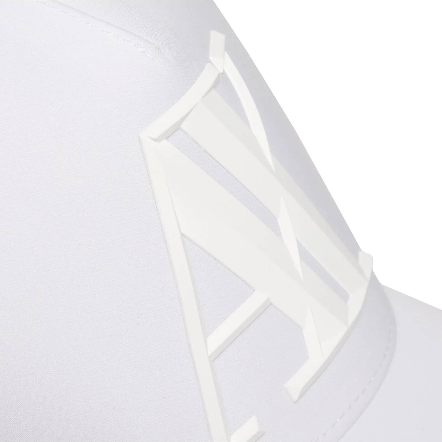 Armani Exchange Monochrome Logo Cap – Off white