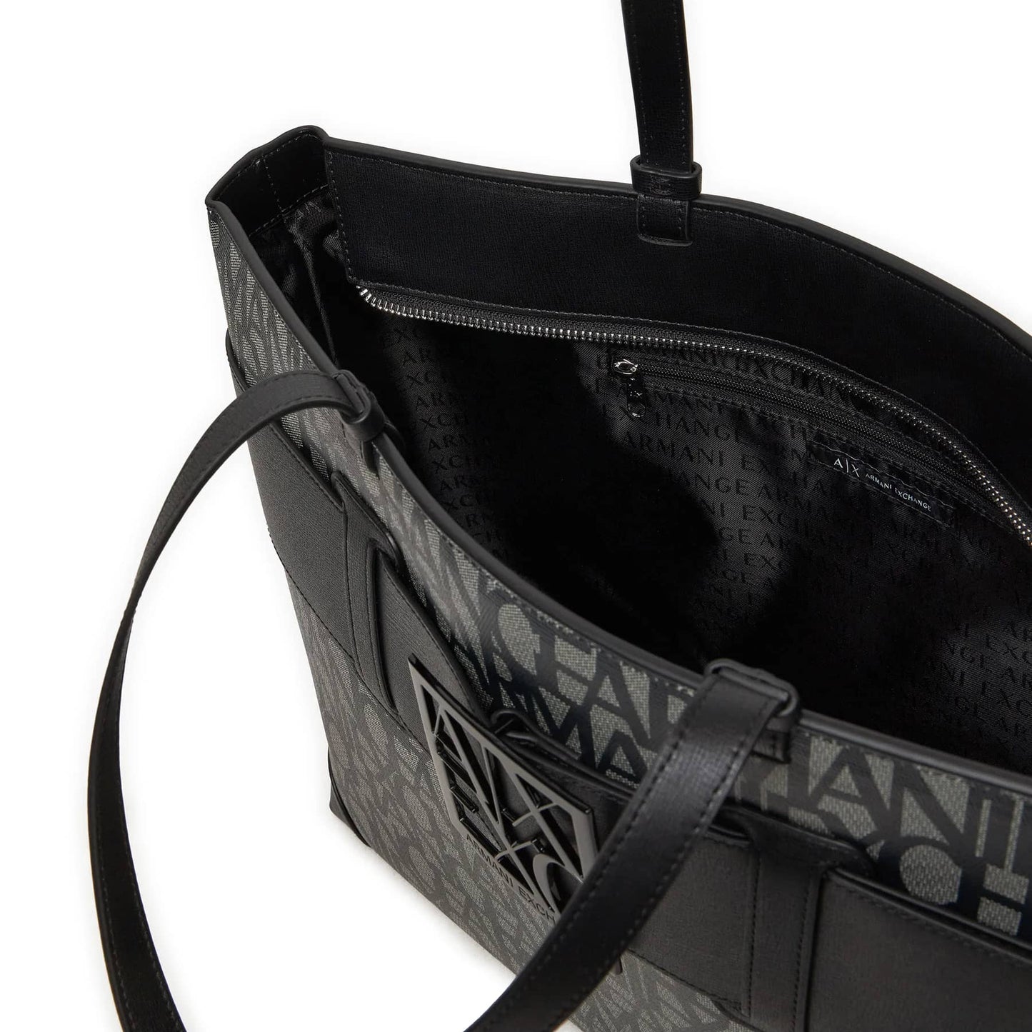 Armani Exchange Logo-Print Tote Bag
