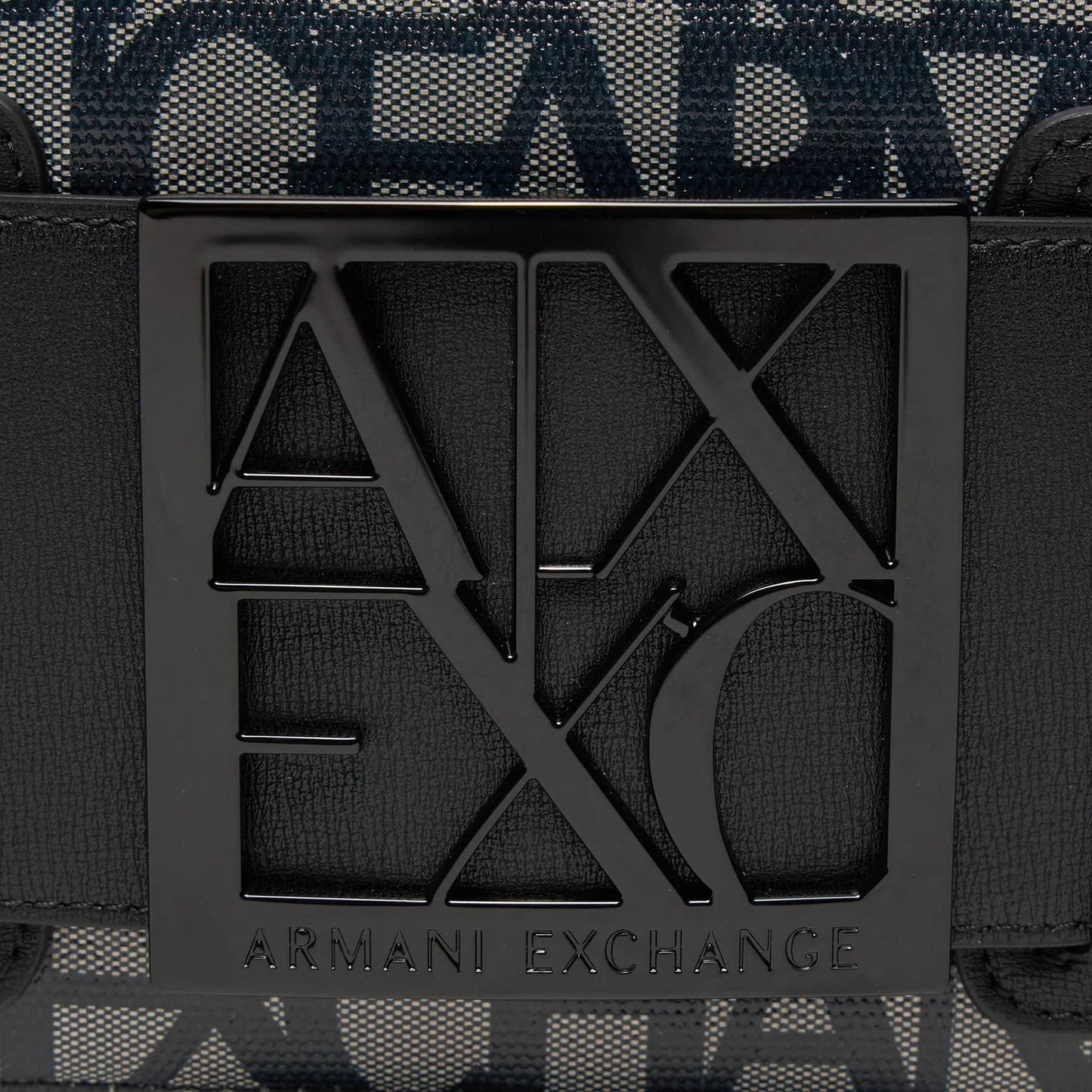 Armani Exchange Logo-Print Crossbody Bag