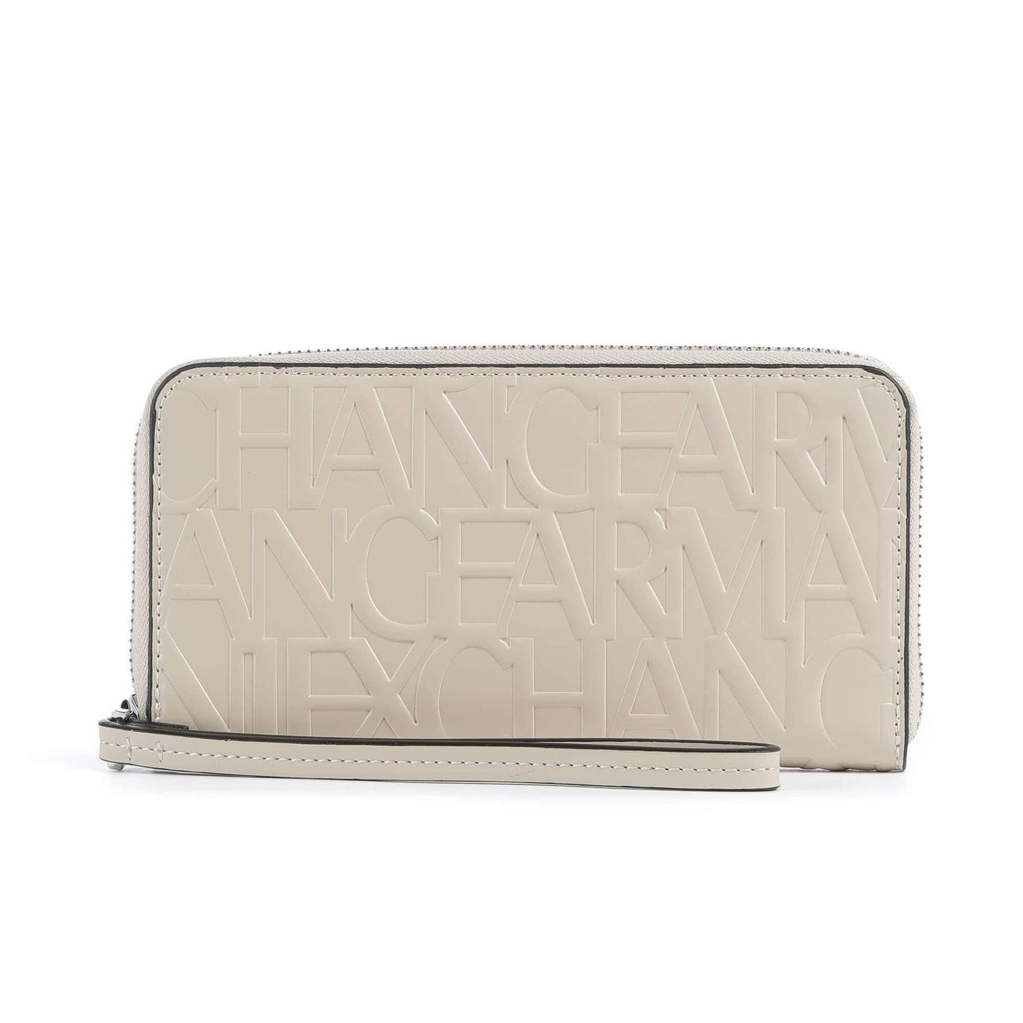 Armani Exchange Liz Wristlet Wallet in Luxe Beige
