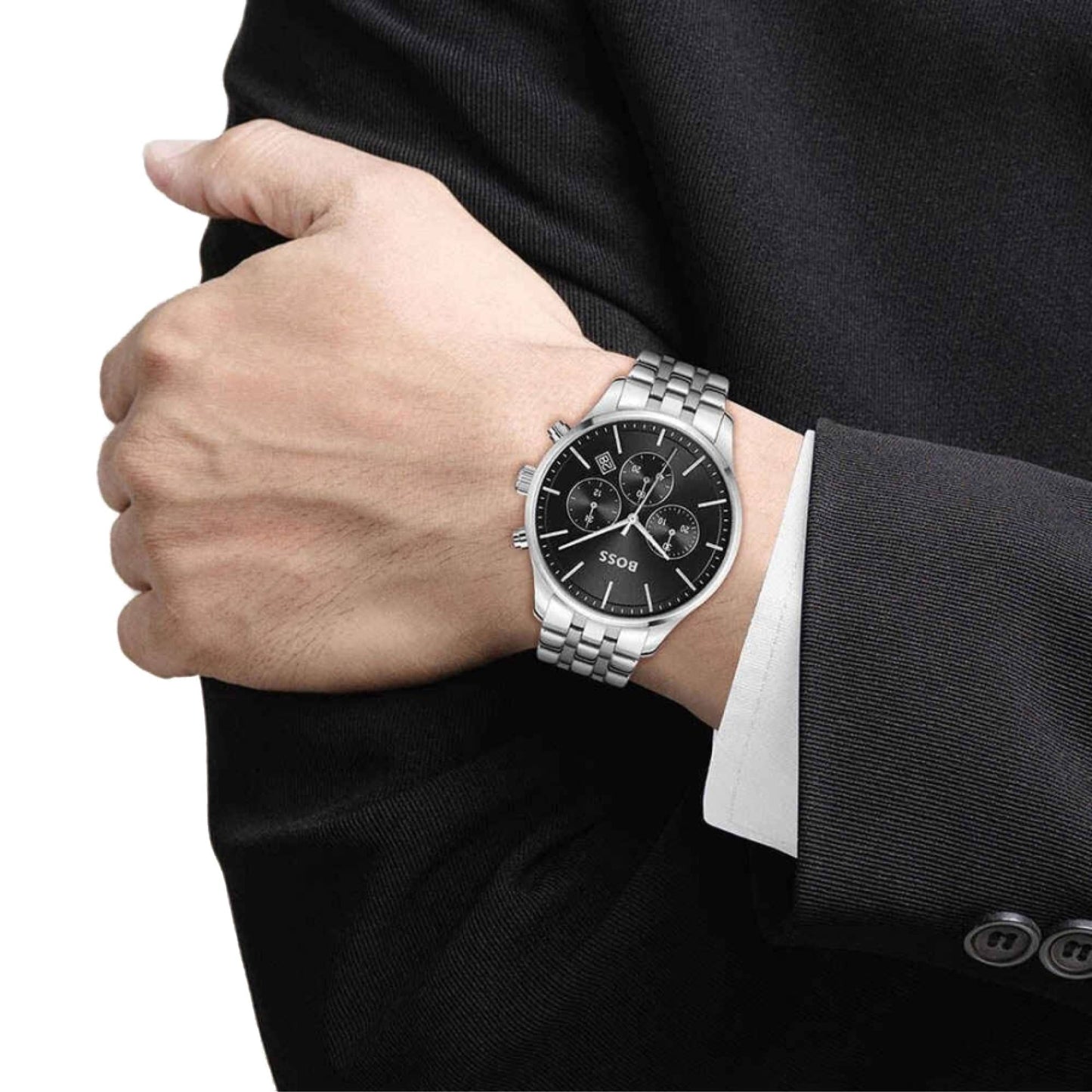 BOSS Watch Avery Black Chronograph