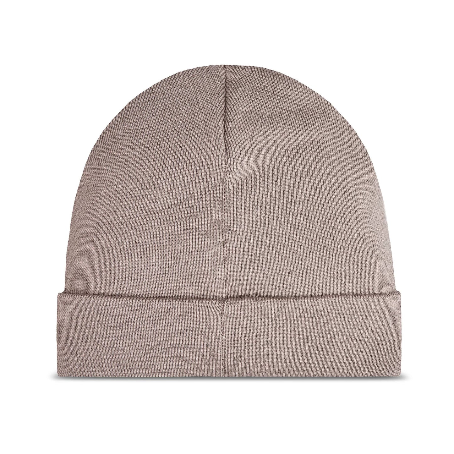 Calvin Klein Jeans Gray Logo Ribbed Beanie