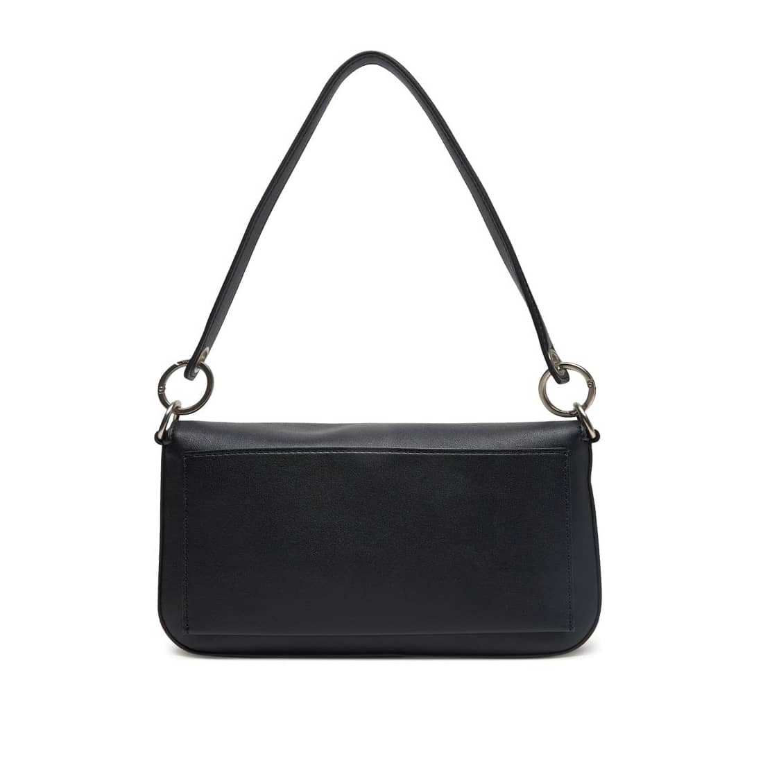 Calvin Klein Jeans Black Bag with Embossed Logo and Sleek Hardware