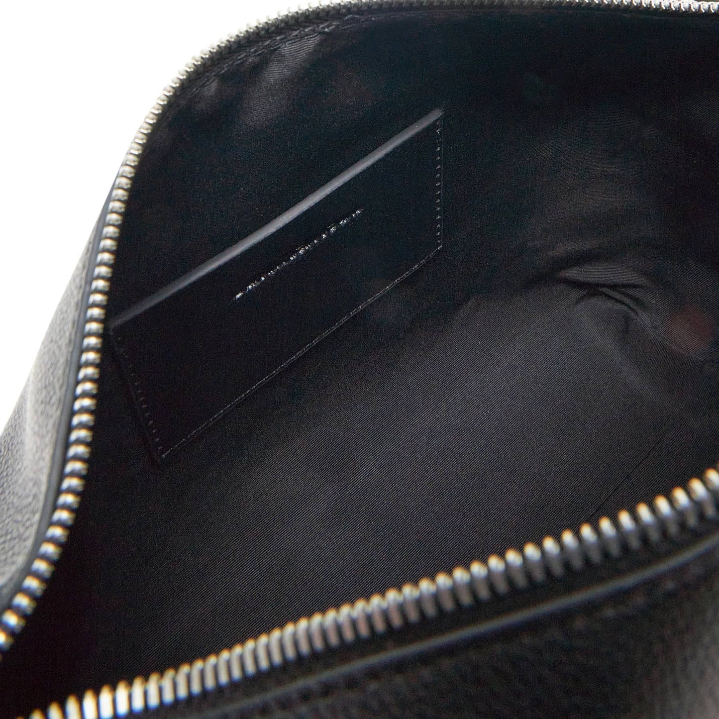 Calvin Klein Black Bag with Embossed Logo and Branded Strap