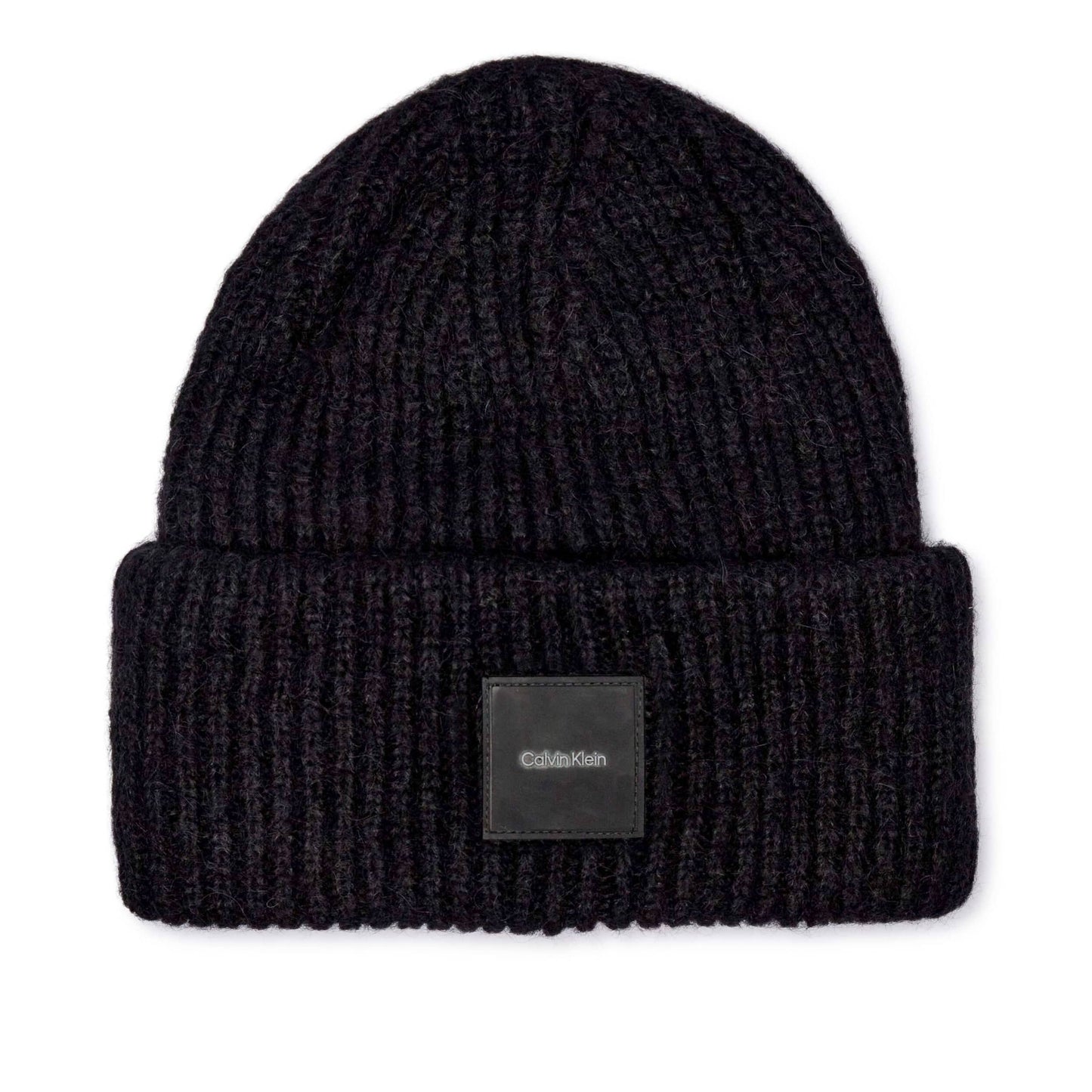 Calvin Klein Black Logo Knit Beanie