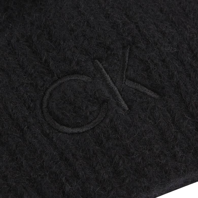 Calvin Klein Black Winter Beanie with Logo