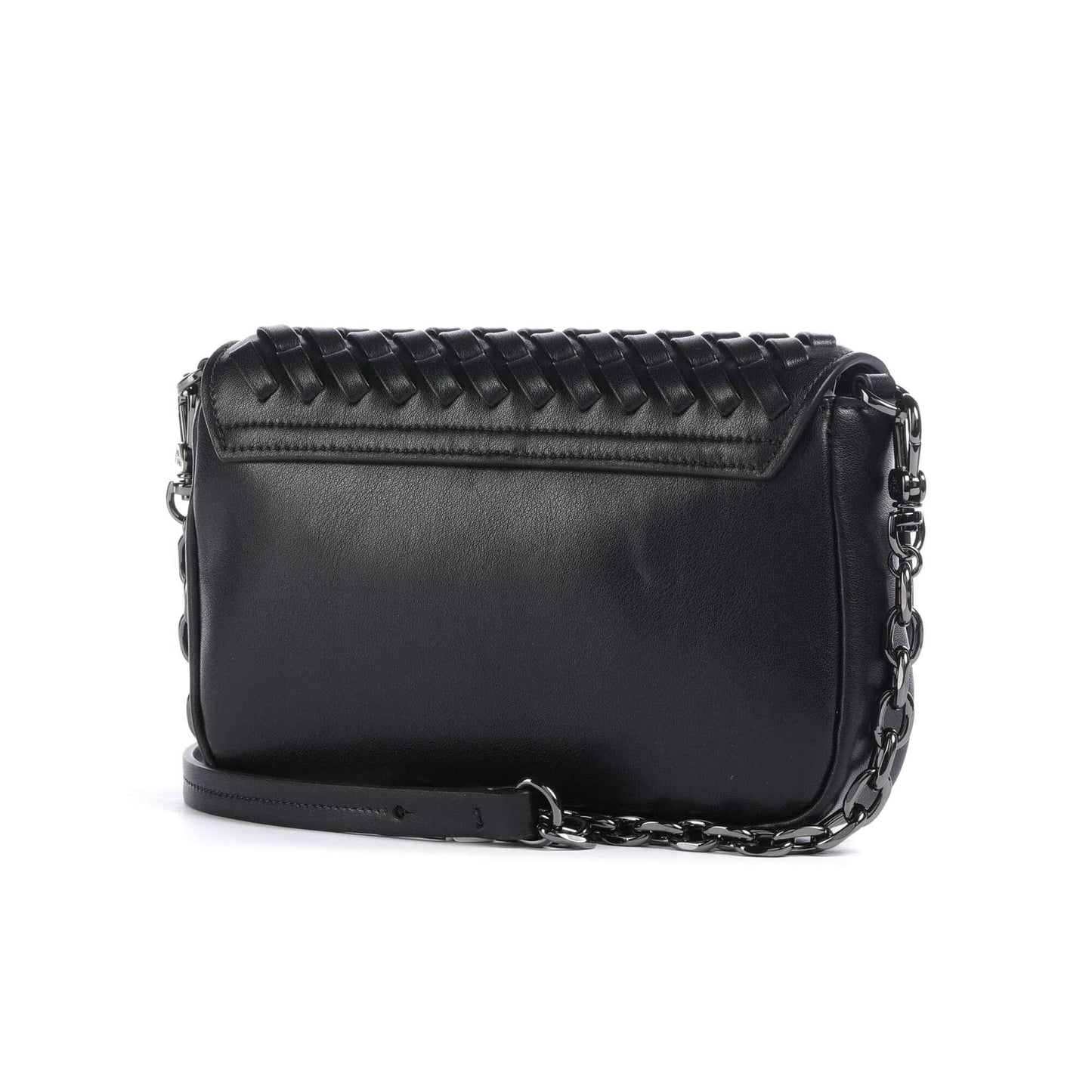 Emporio Armani Mini Bag with Chain Strap and Interwoven Design