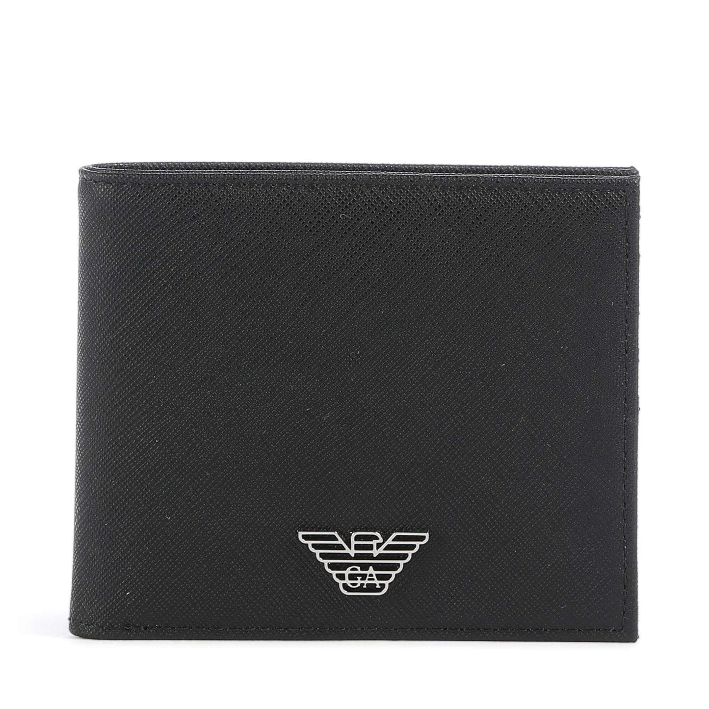 Emporio Armani Business Regenerated Wallet & Cardholder Gift Set in Black