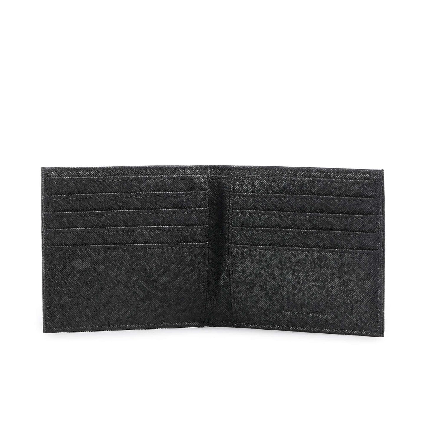 Emporio Armani Business Regenerated Wallet & Cardholder Gift Set in Black