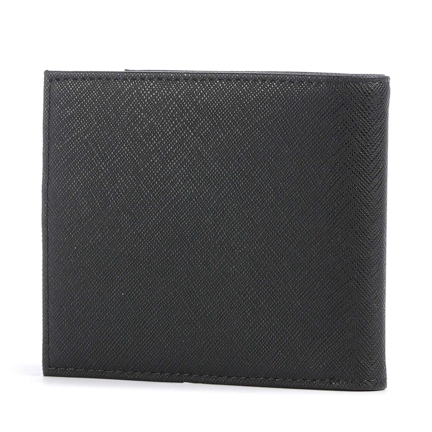 Emporio Armani Business Regenerated Wallet & Cardholder Gift Set in Black