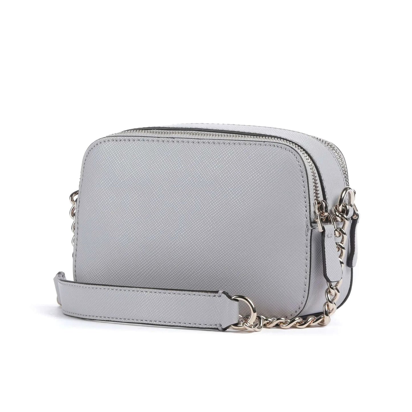 Guess Noelle Crossbody Bag in Light Grey with Chain Strap