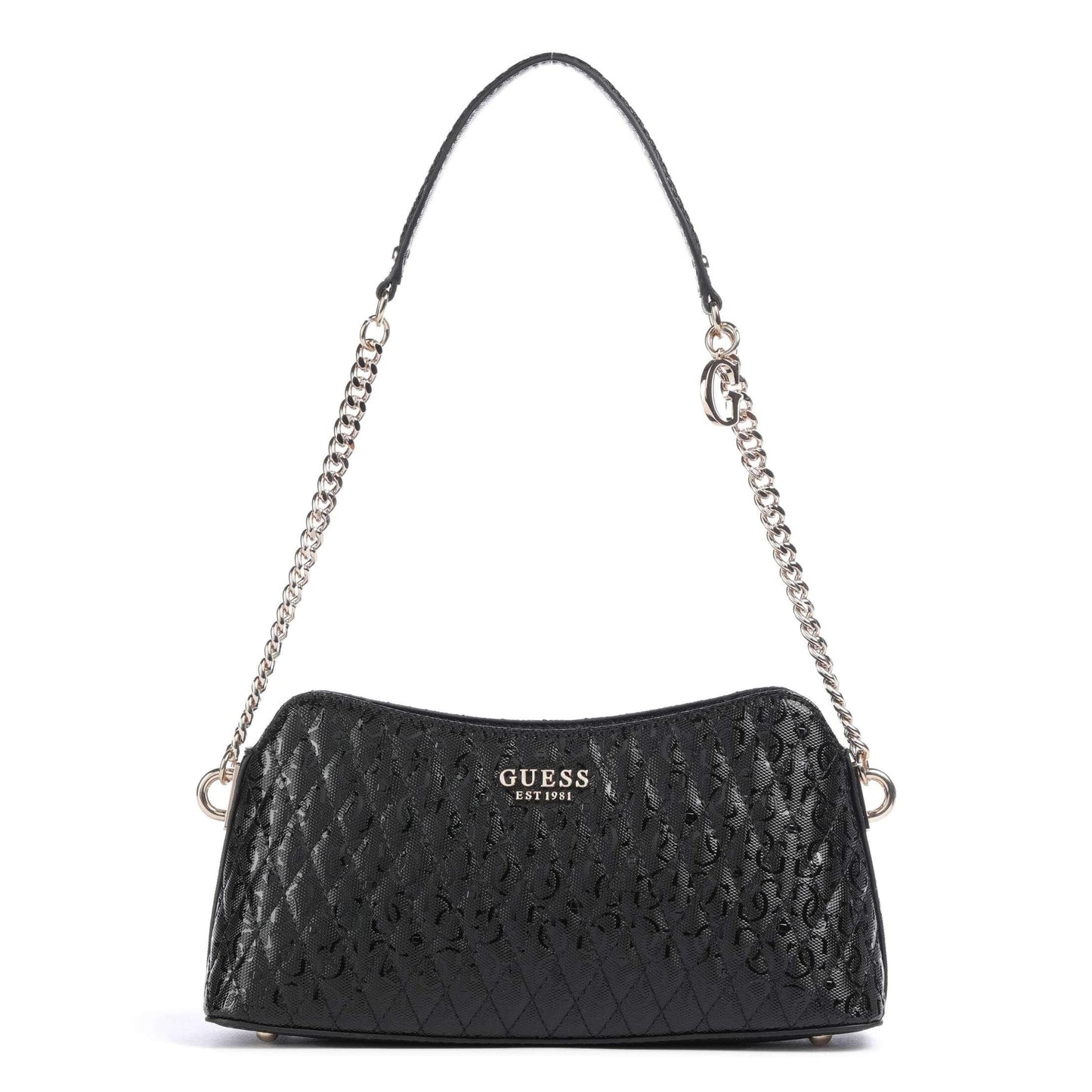 Guess Betula Shoulder Bag in Black with Quilted Finish