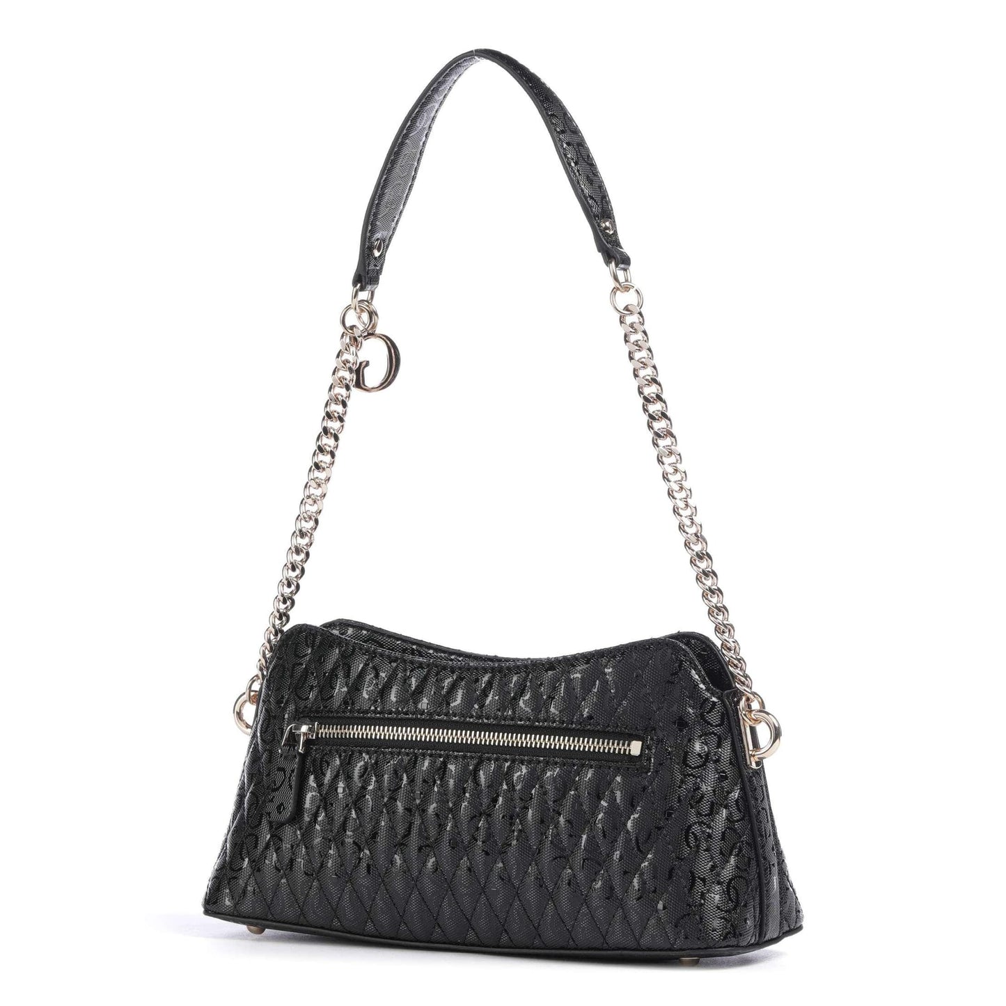 Guess Betula Shoulder Bag in Black with Quilted Finish
