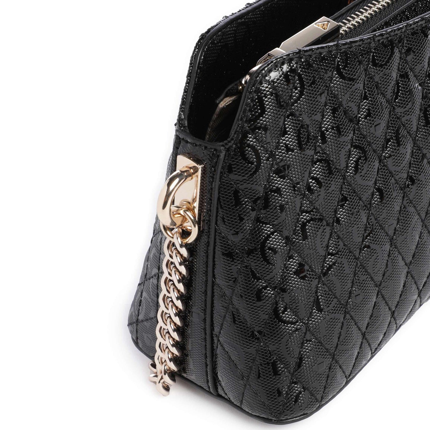 Guess Betula Shoulder Bag in Black with Quilted Finish