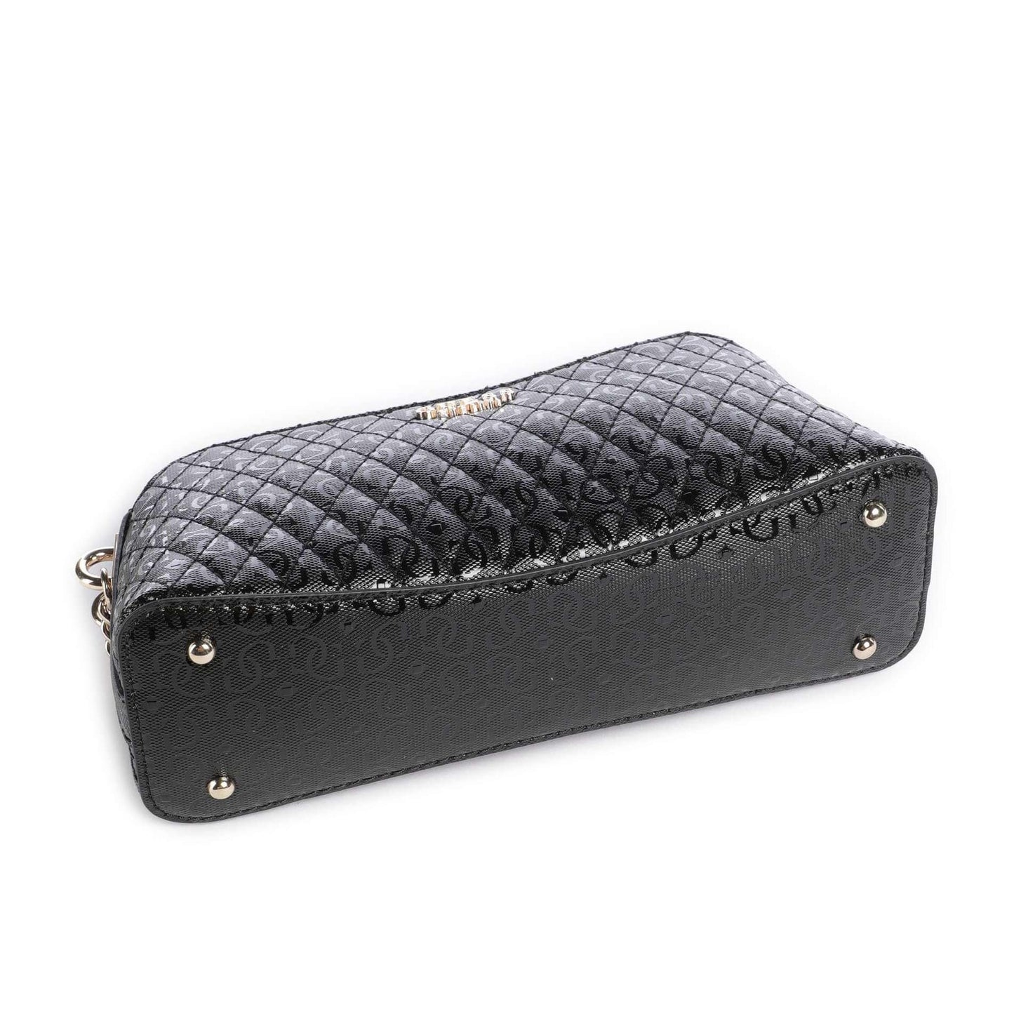Guess Betula Shoulder Bag in Black with Quilted Finish