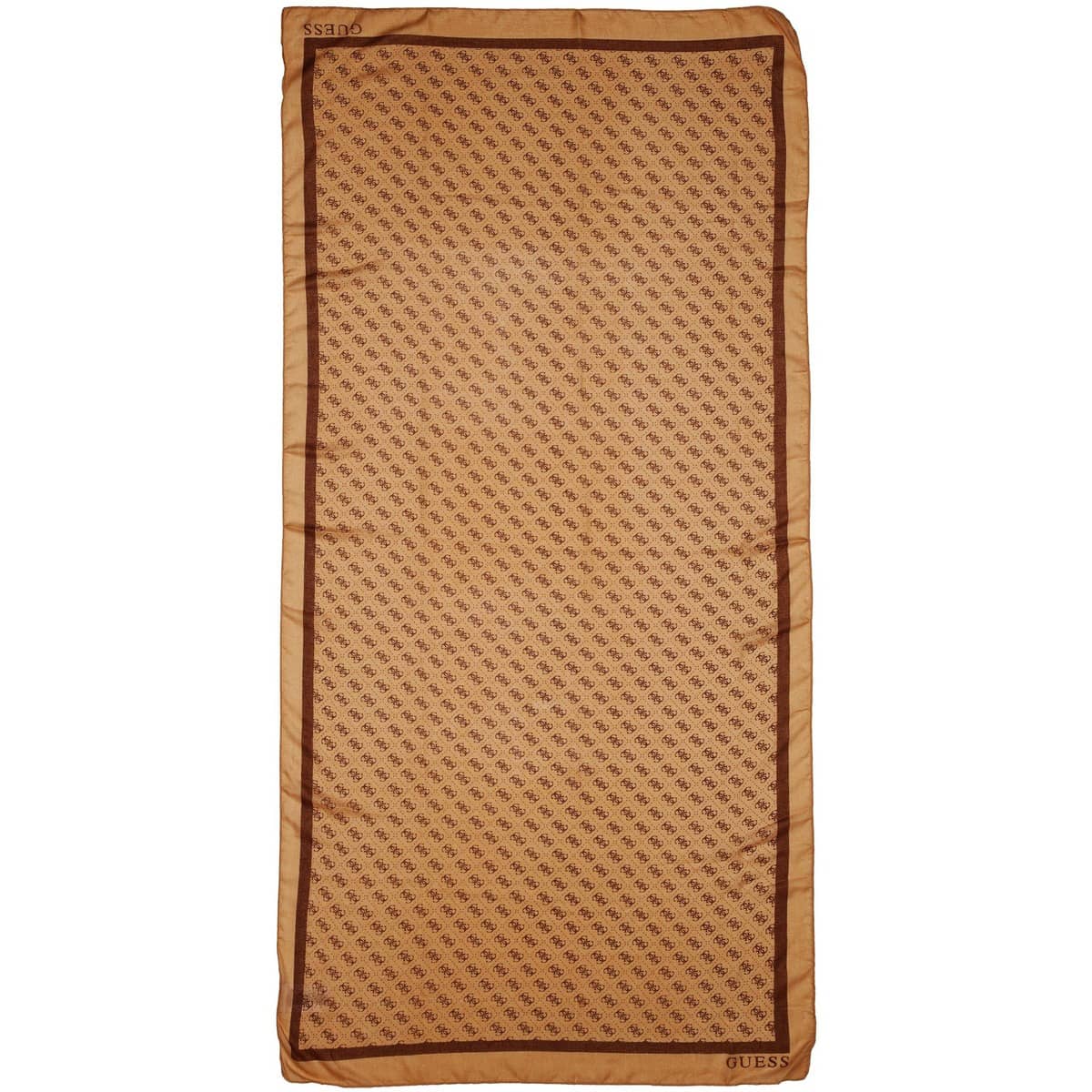 Guess Brown Patterned Scarf