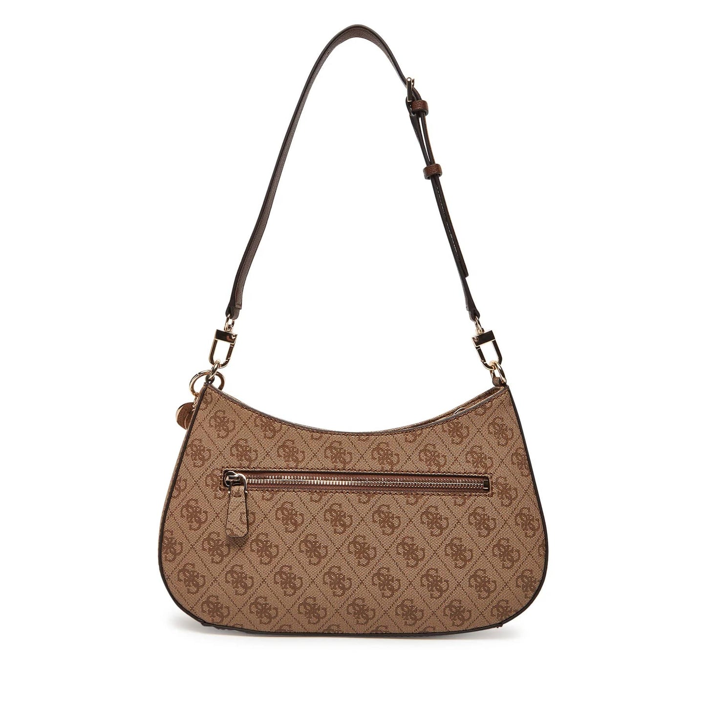 Guess Beige Monogram Shoulder Bag