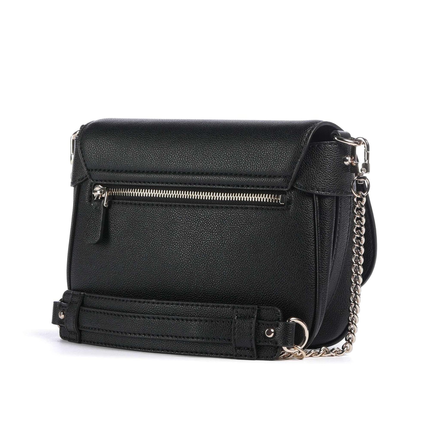 Guess Fedora Shoulder Bag in Black Featuring Signature Detail