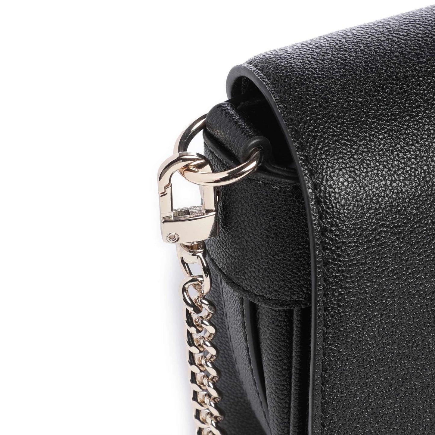 Guess Fedora Shoulder Bag in Black Featuring Signature Detail