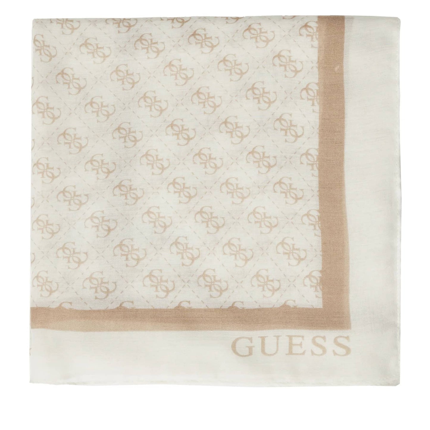 Guess Beige Patterned Scarf