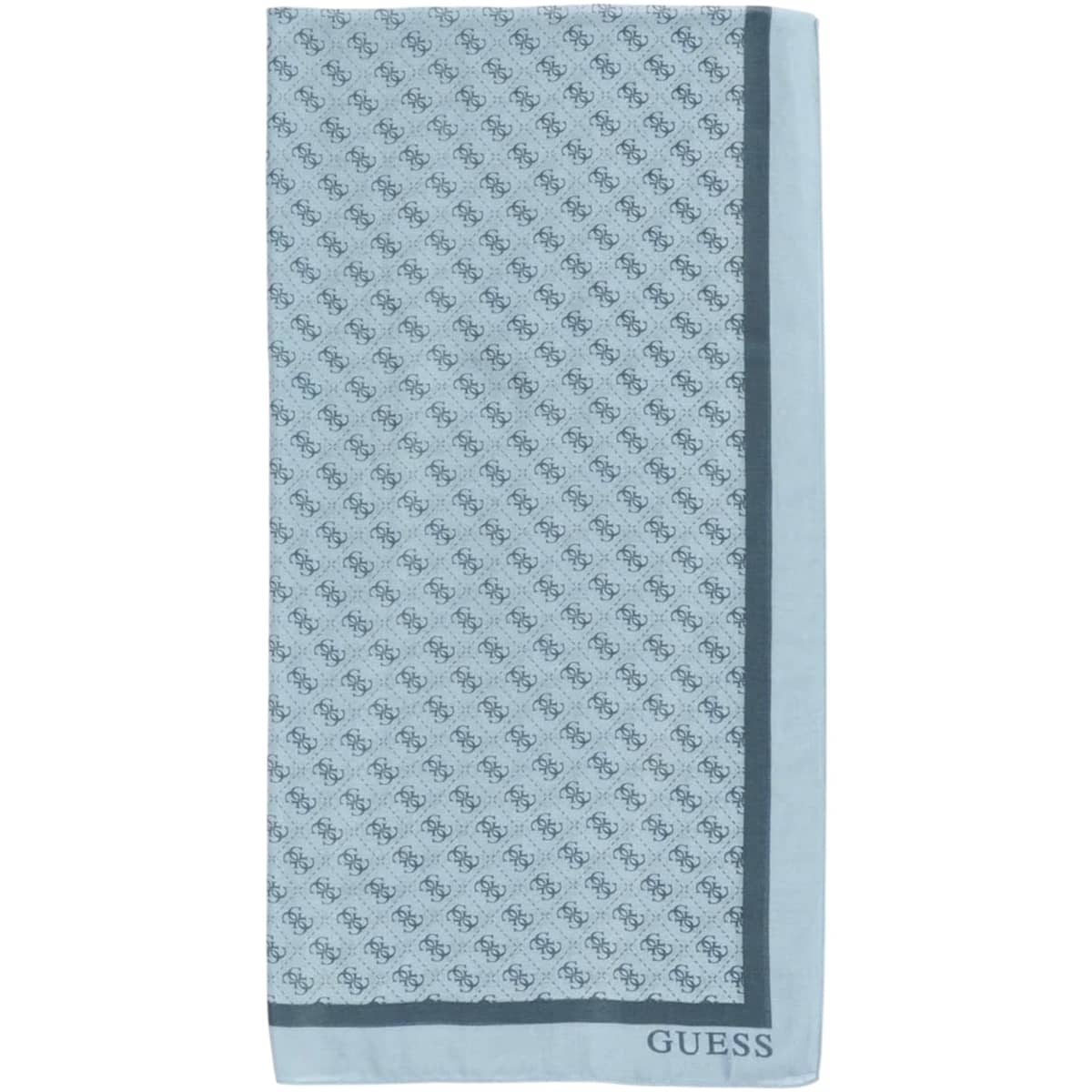 Guess Blue Patterned Scarf
