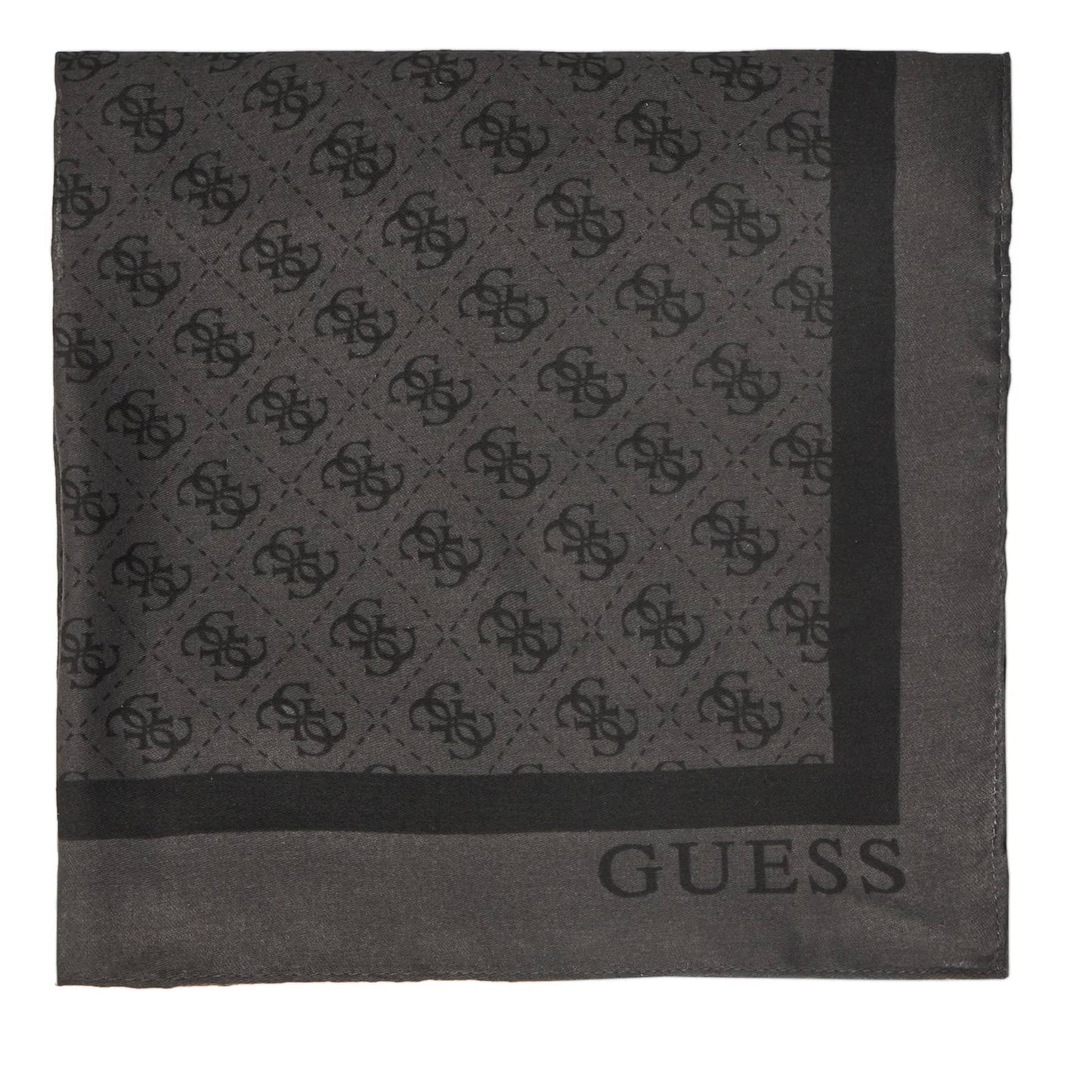 Guess Dark Grey Patterned Scarf