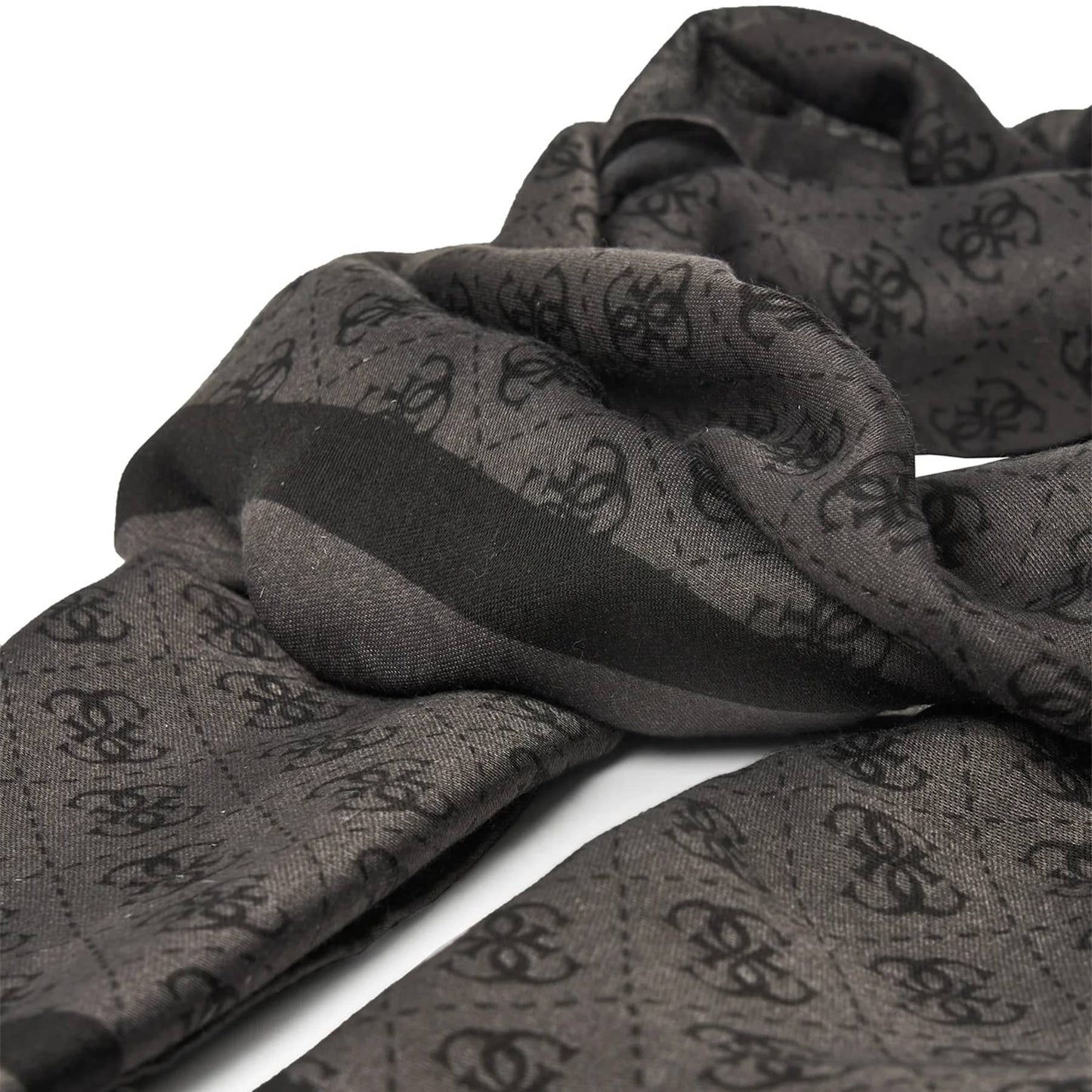 Guess Dark Grey Patterned Scarf