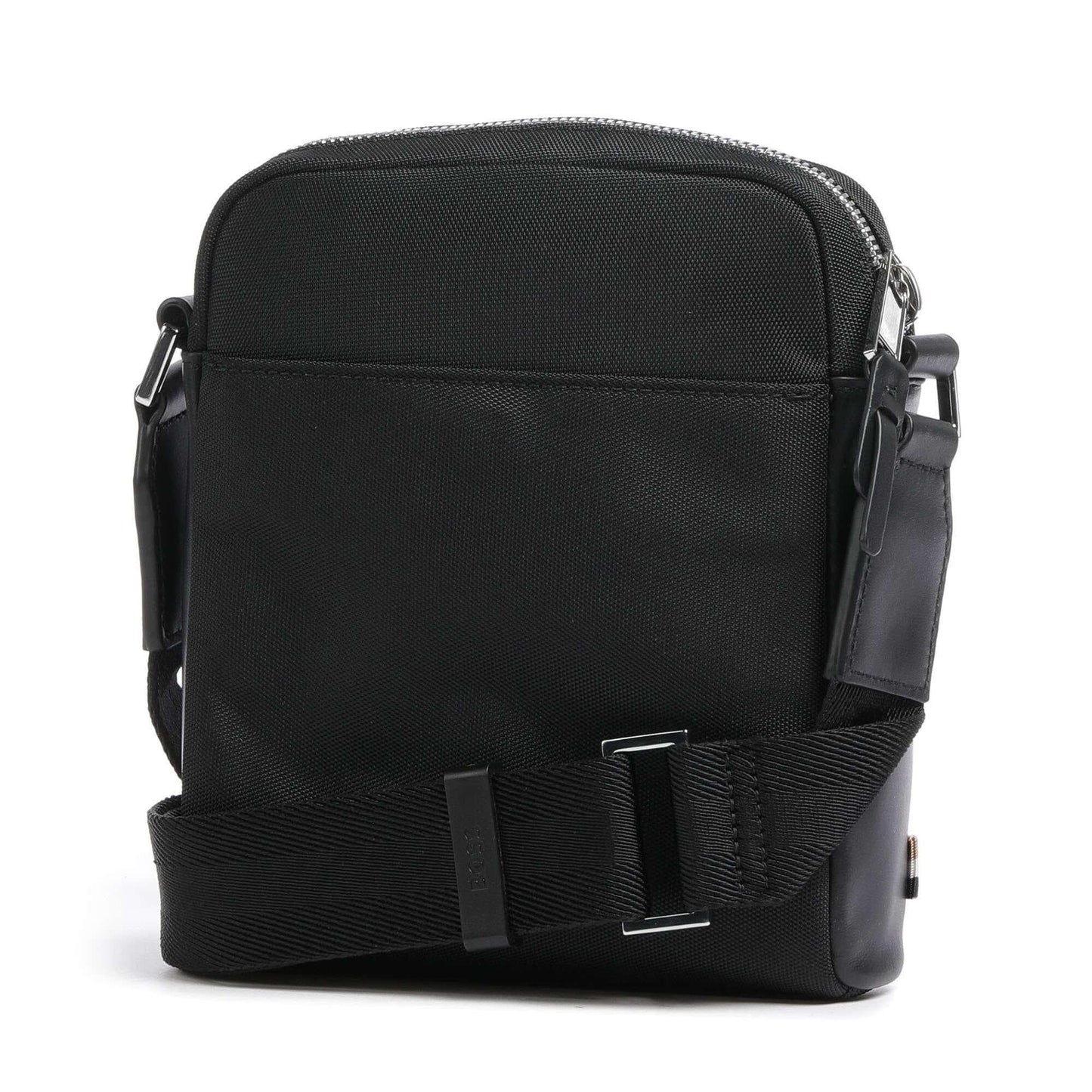 BOSS Highway Crossbody Bag in Black Polyester with Branded Details