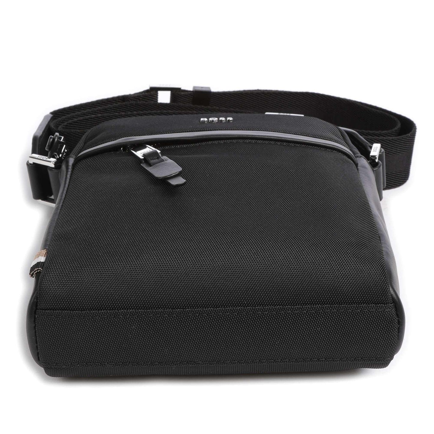BOSS Highway Crossbody Bag in Black Polyester with Branded Details