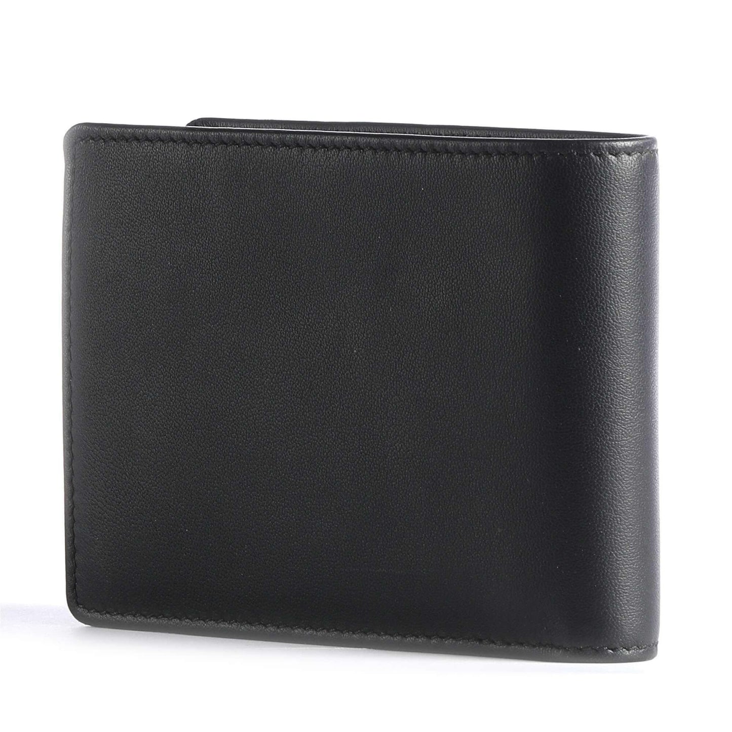 BOSS Arezzo Wallet in Smooth Black Sheepskin Leather