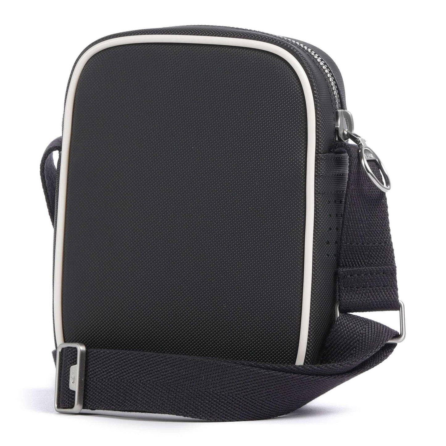 Lacoste Club 1930 Crossbody Bag in Black with Contrast Piping
