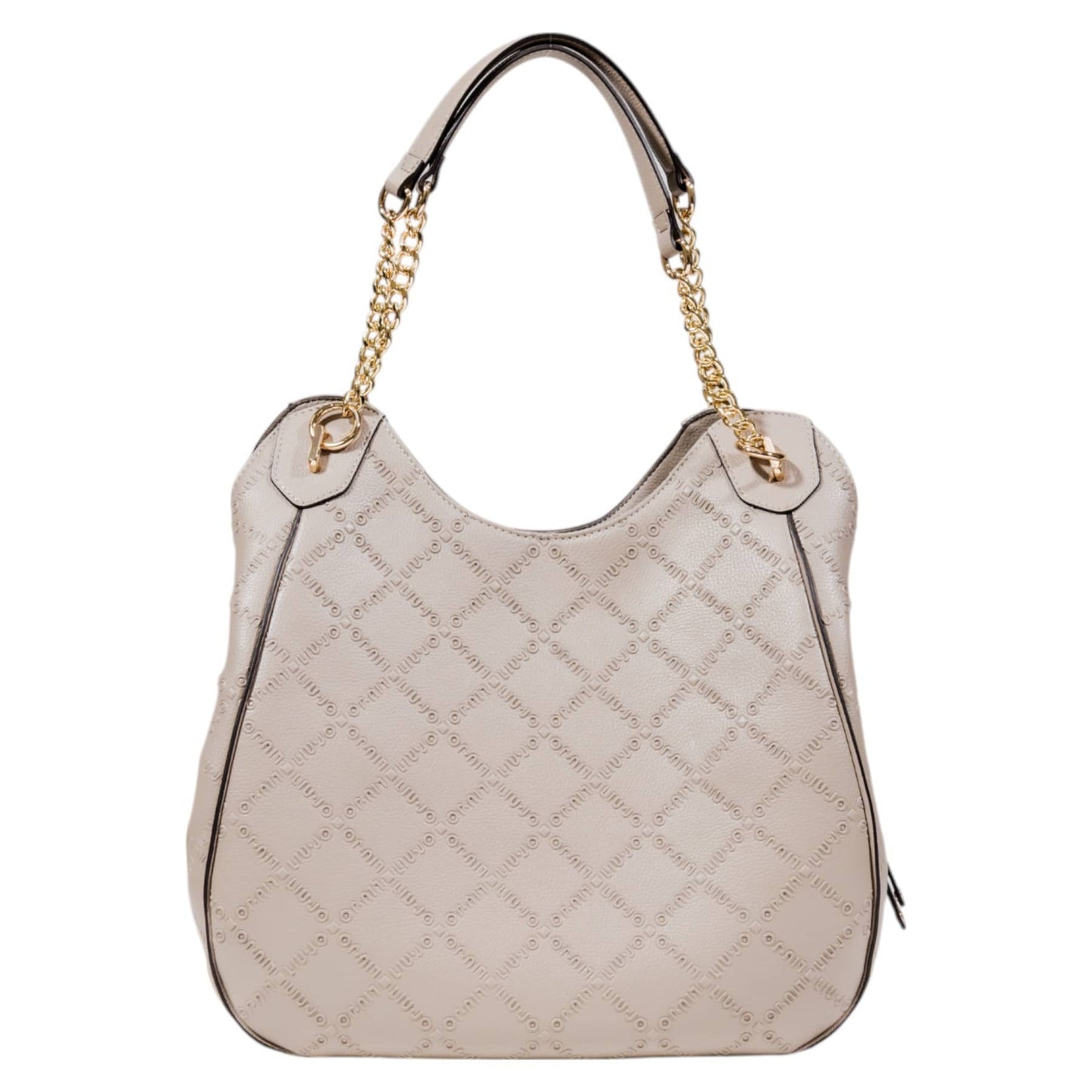 Liu Jo Beige Quilted Chain Handle Bag