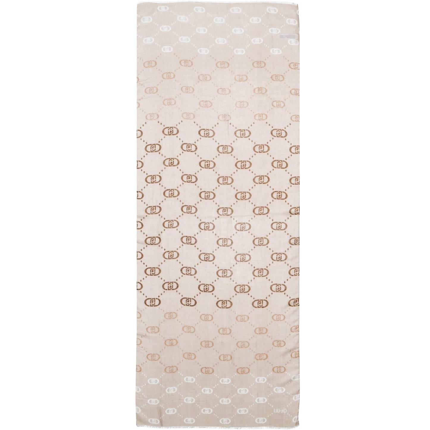 Liu Jo Beige Pattern Scarf