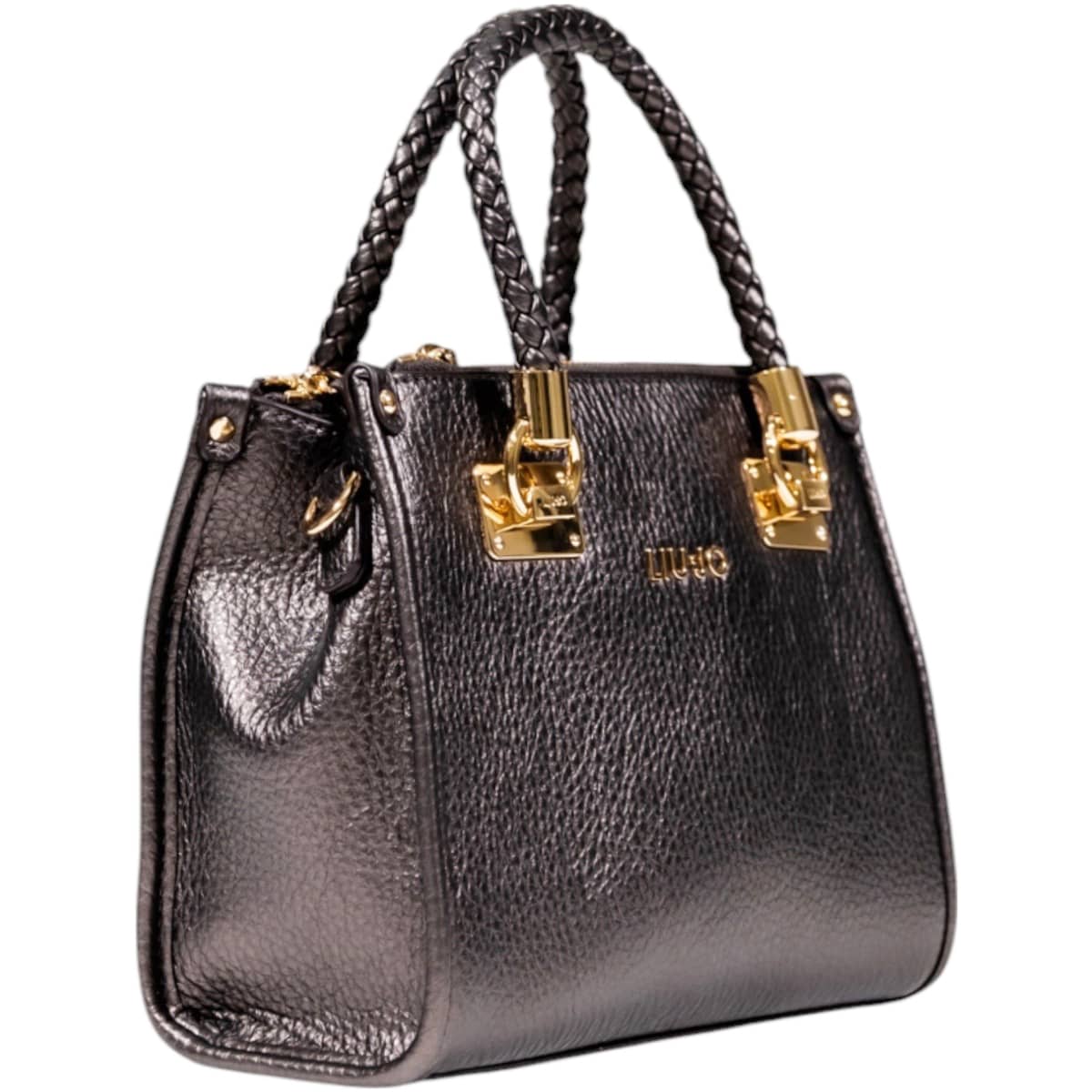 Liu Jo Metallic Braided-Handle Bag