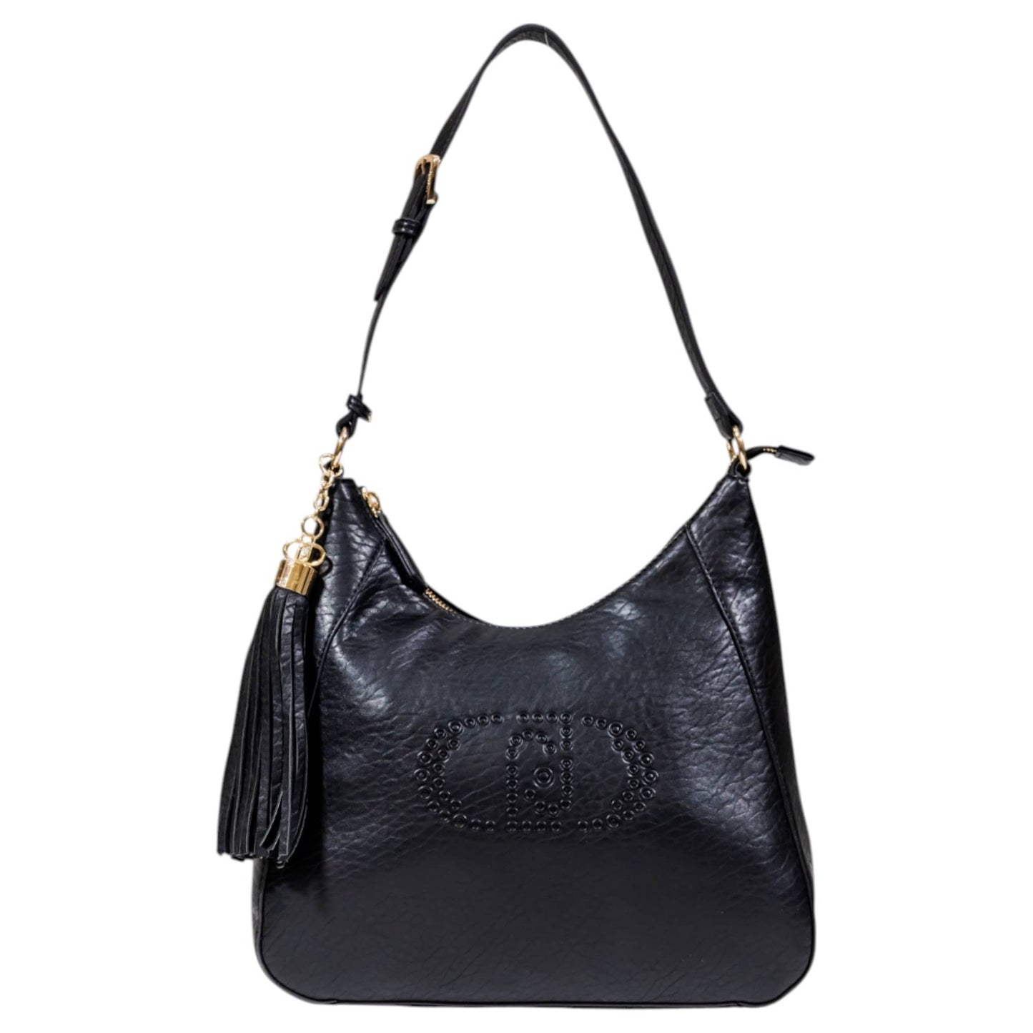 Liu Jo Black Logo Shoulder Bag