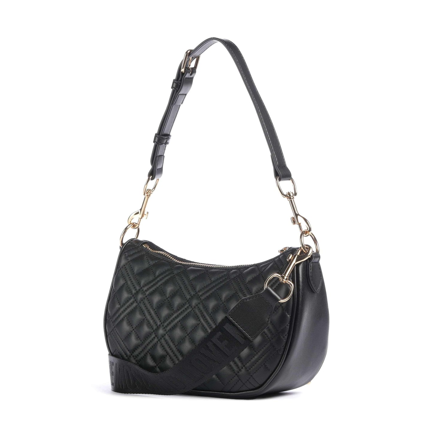 Love Moschino Allure Shoulder Bag in Black with Signature LM Logo