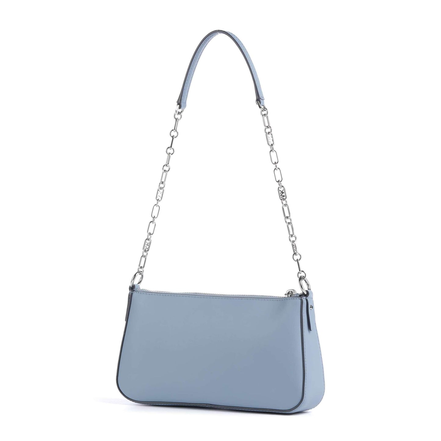 Michael Kors Empire Shoulder Bag in Blue Fine-Grain Leather