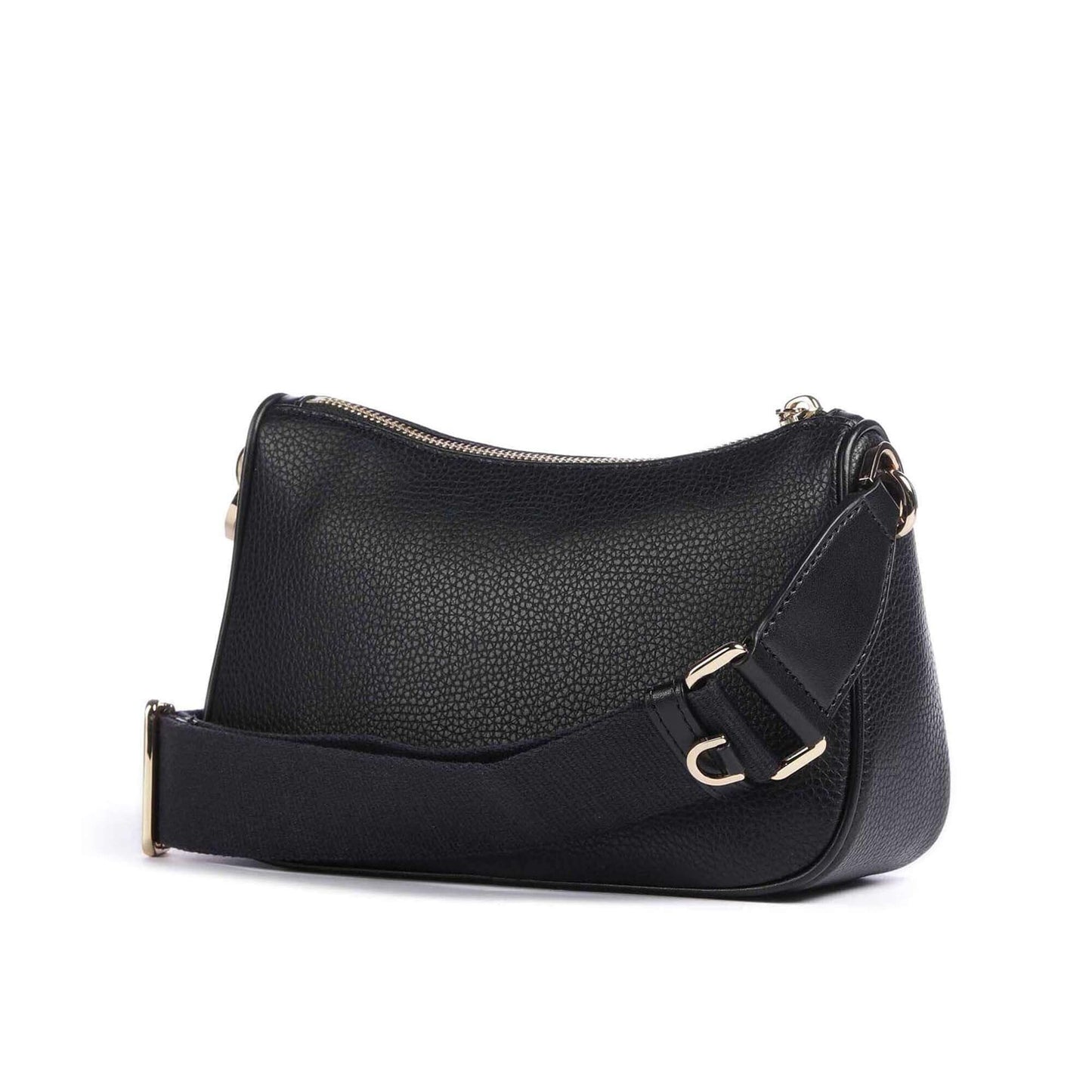 Michael Kors Jet Set Crossbody Bag in Black Grained Leather