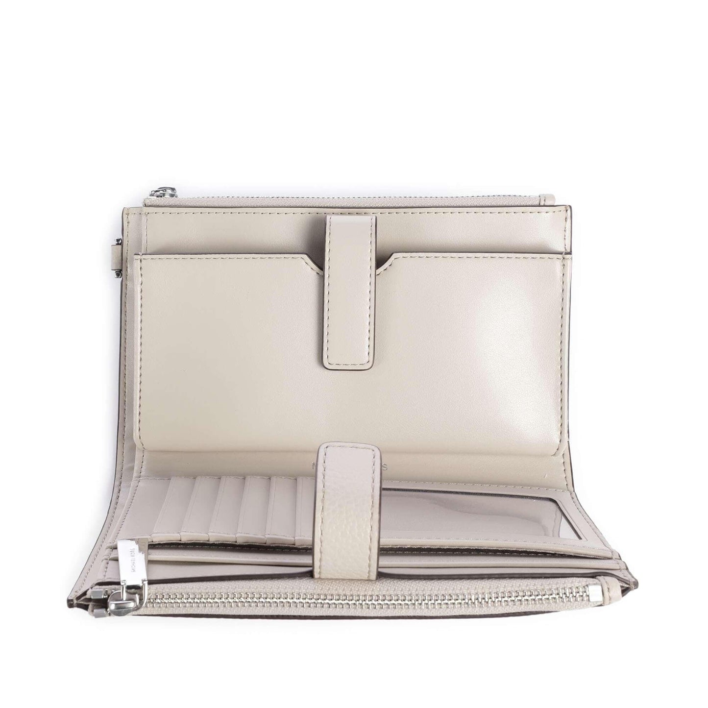 Michael Kors Jet Set Wallet in Sand Grained Leather