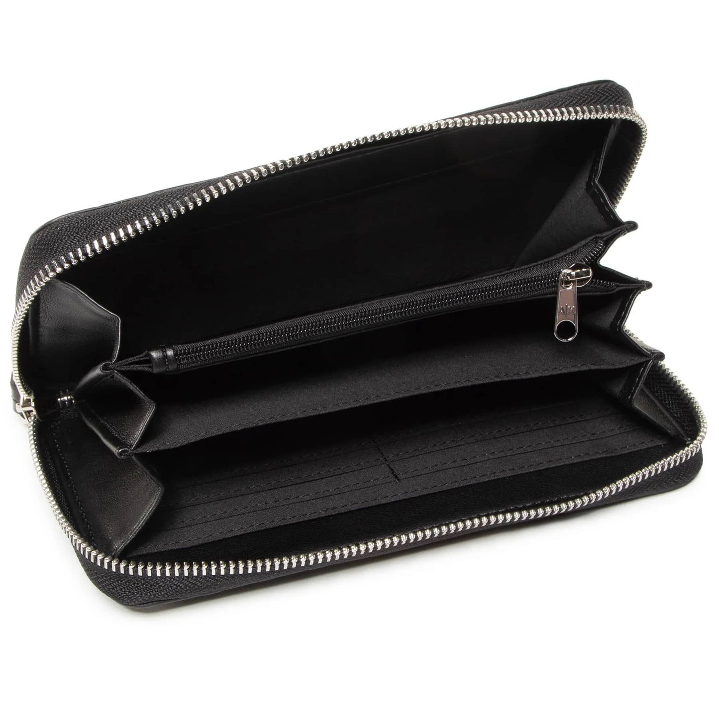 Armani Exchange Embossed Logo Zip-Around Wallet