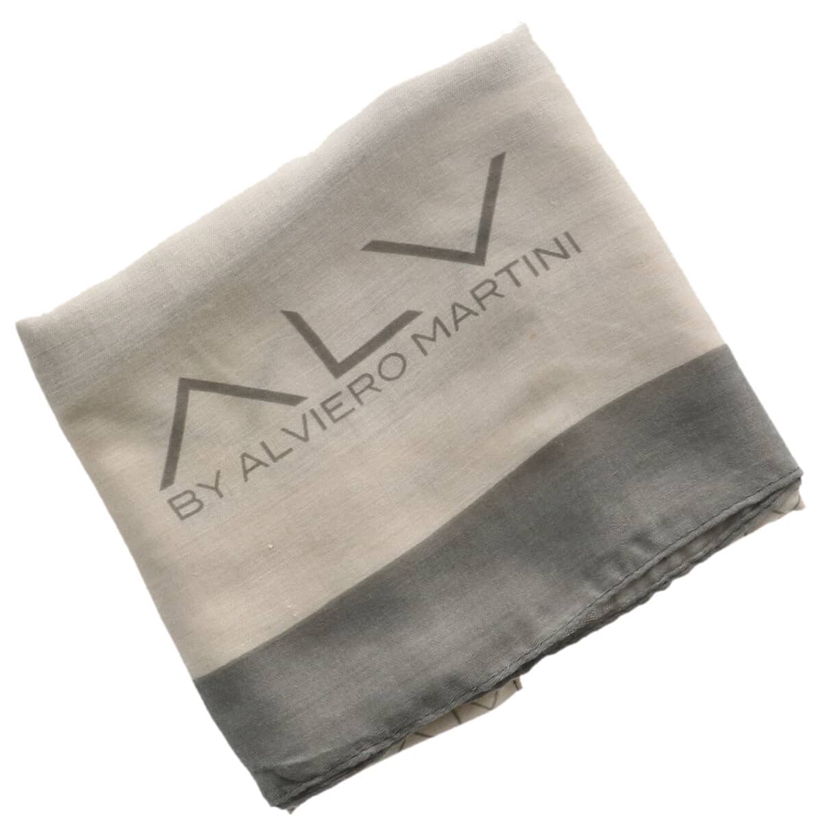 ALV by Alviero Martini Logo Print Scarf