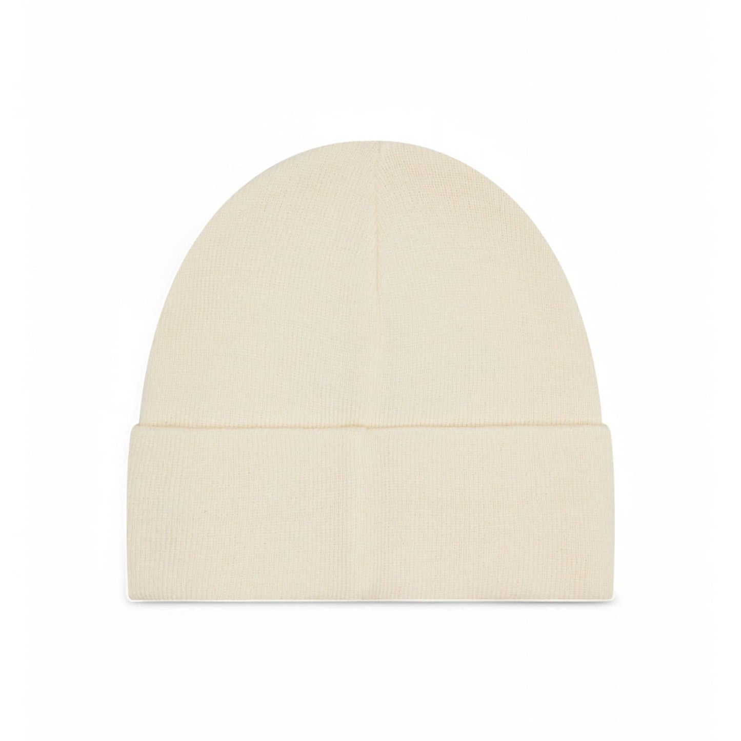 Calvin Klein Embroidered Logo Beanie Cream