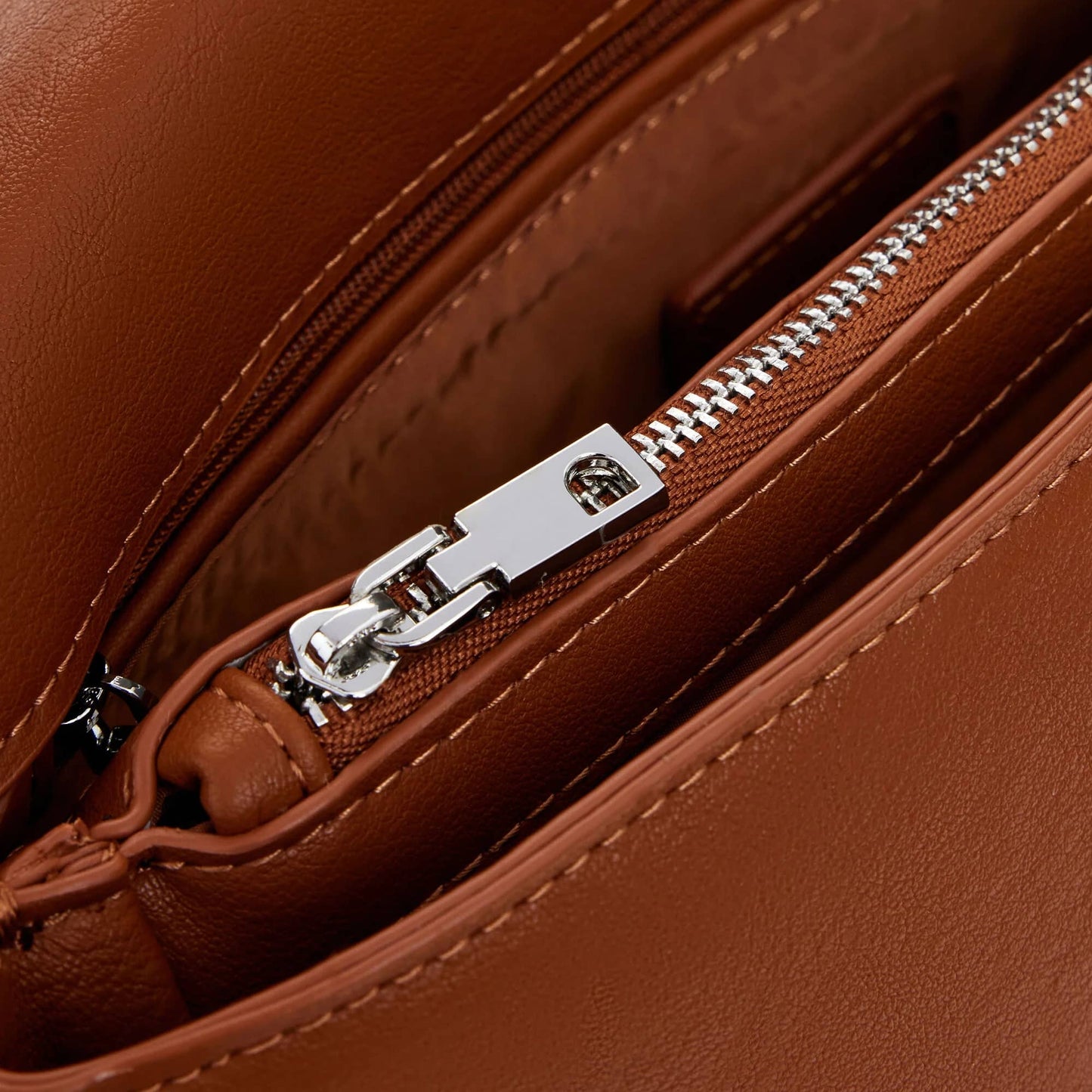 Desigual Brown Fold-Over Bag
