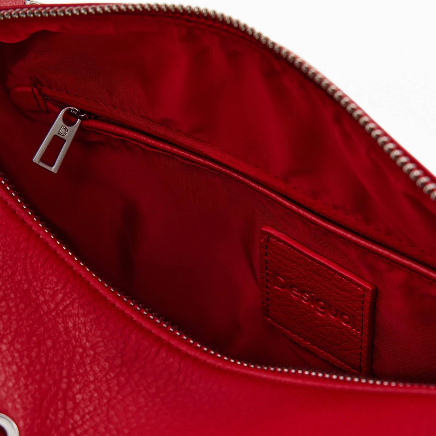 Desigual Red Eyelet Bag