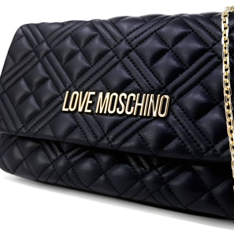Love Moschino Elegant Black Quilted Bag