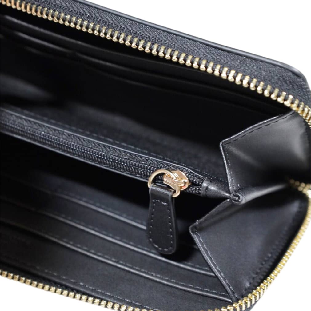 Love Moschino Black Zip-Around Wallet