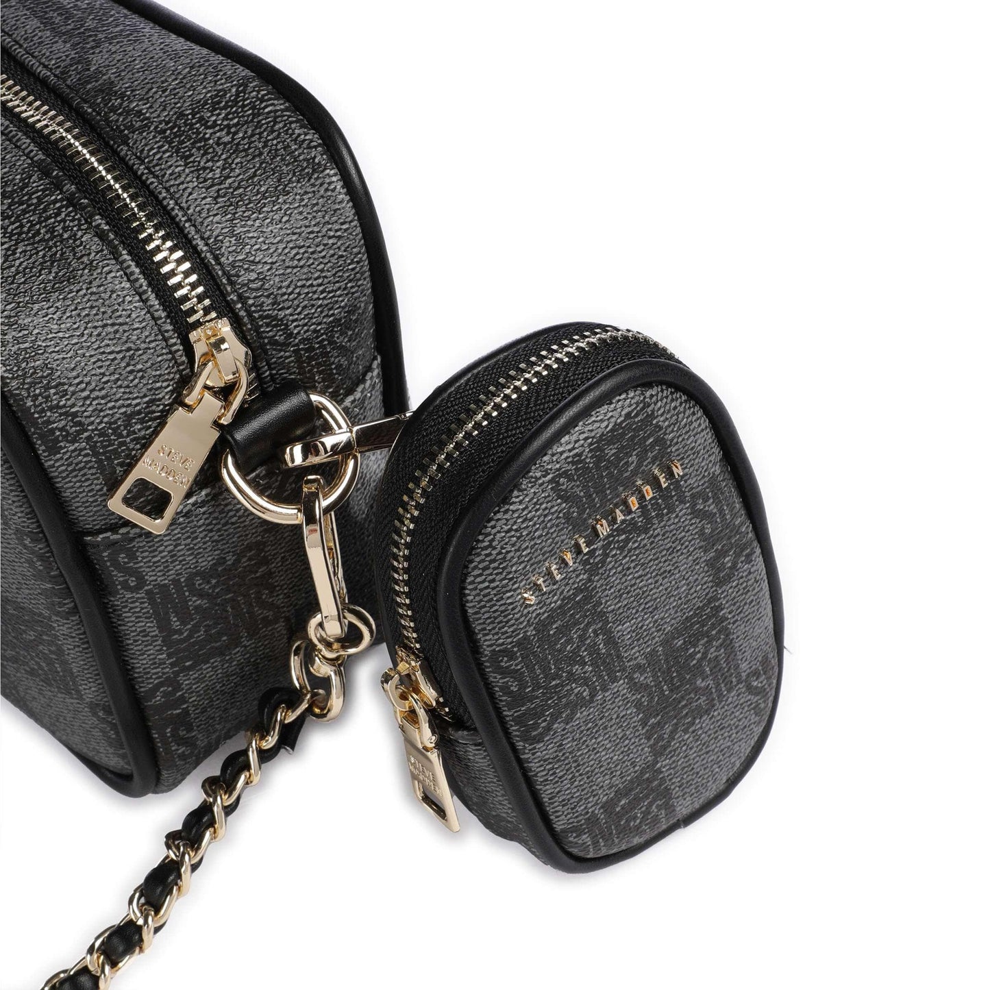 Steve Madden BLEIA Crossbody Bag in Checkered with Mini Pouch