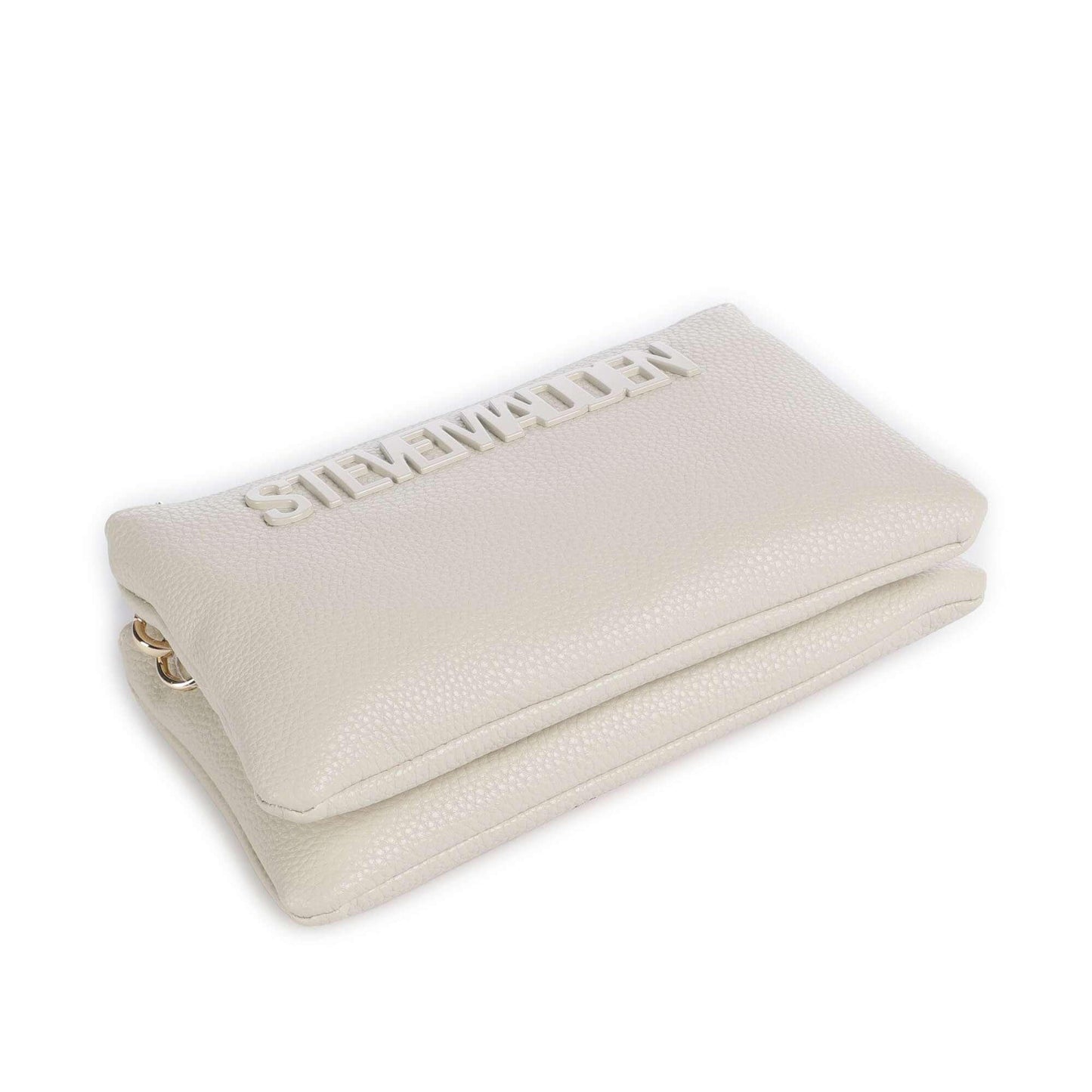 Steve Madden BNICCO Crossbody Bag in Light Beige with Dual Strap Design